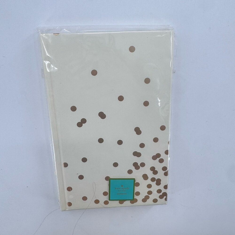 Kate Spade Confetti Dot Notebook 200 Pages Ribbon BM Sealed Fast Shipping